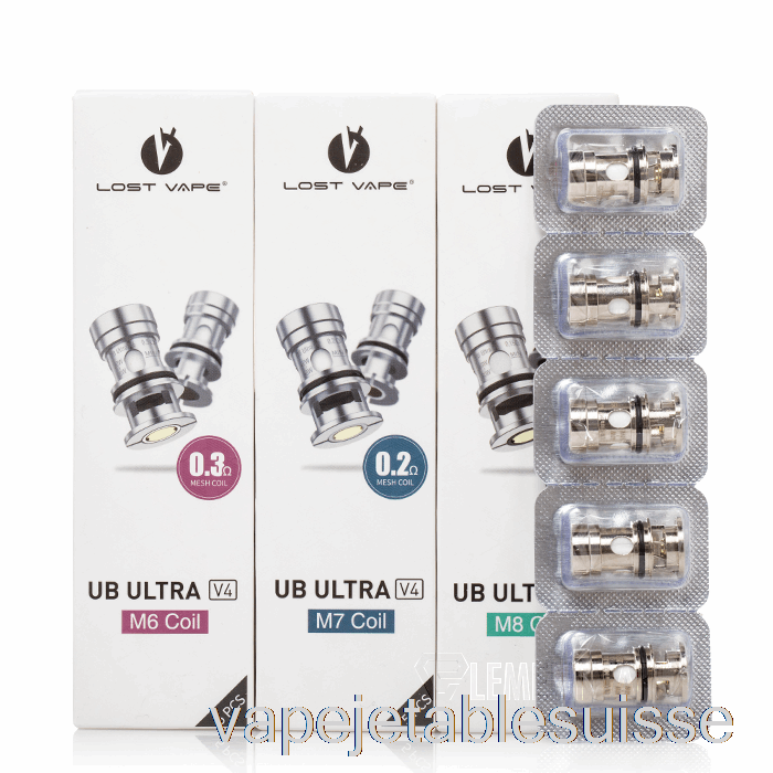 Vape Suisse Perdu Vape Ultra Boost Bobines De Remplacement Bobines 1.0ohm Mtl (v1)